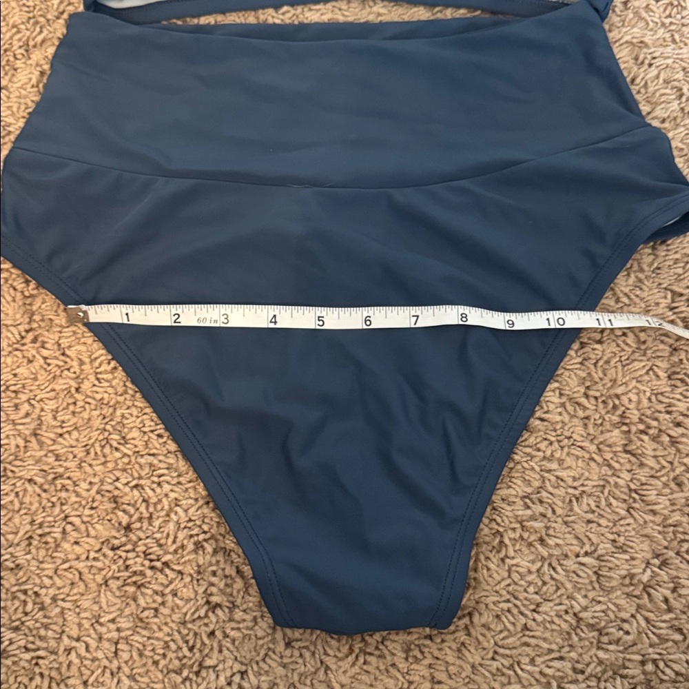 Cupshe MWT Blue Women's Swimwear Set Size Small - Picture 7 of 8